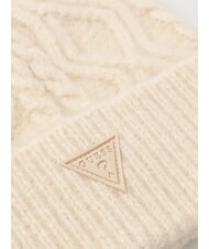 GUESS KNITTED Geflochtene M&uuml;tze mit Umschlag - M&uuml;tzen/H&uuml;te