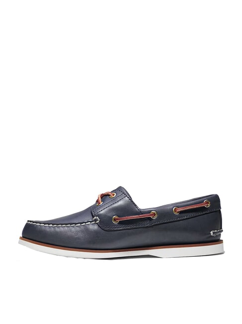CLASSIC BOAT  Bootsschuhe aus Leder Blau - Herrenschuhe