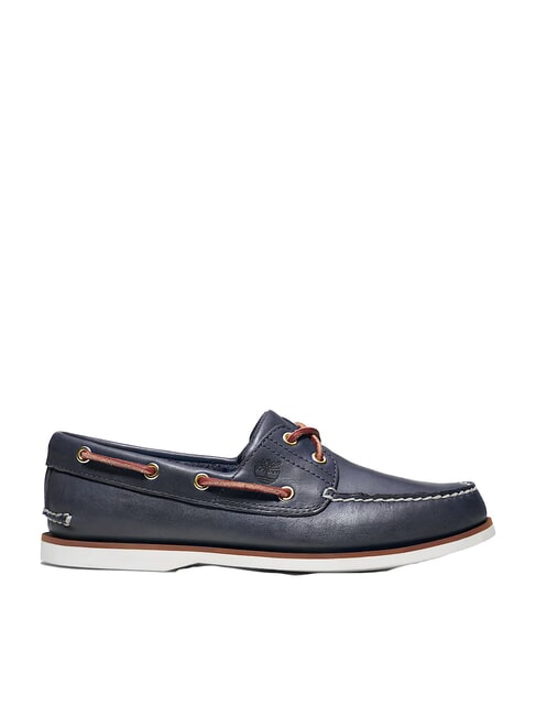 CLASSIC BOAT  Bootsschuhe aus Leder Blau - Herrenschuhe