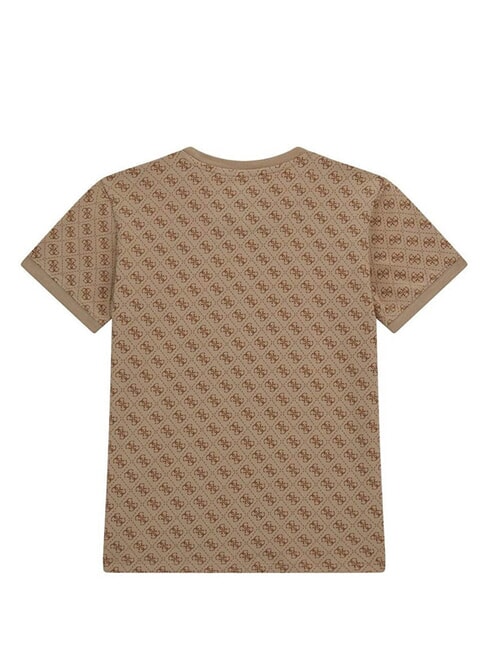 KIDS T-Shirt mit 4G-Allover-Logo 4g aop beige wei&szlig; - Kinder-T-Shirt