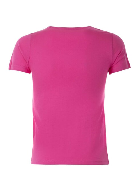 KIDS T-Shirt mit Dreieck-Logo-Print rosa Reise - Kinder-T-Shirt