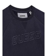 GUESS MINI ME KIDS Sweatshirt mit Rundhalsausschnitt und gepr&auml;gtem Logo Tiefsee a753 - Sweatshirts Kinder - 3