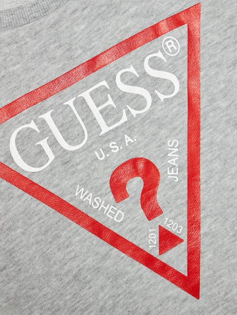 CORE KIDS Lang&auml;rmliges Sweatshirt mit Logo-Print hellgrau meliert - Sweatshirts Kinder