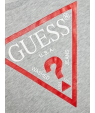 GUESS CORE KIDS Lang&auml;rmliges Sweatshirt mit Logo-Print hellgrau meliert - Sweatshirts Kinder - 3