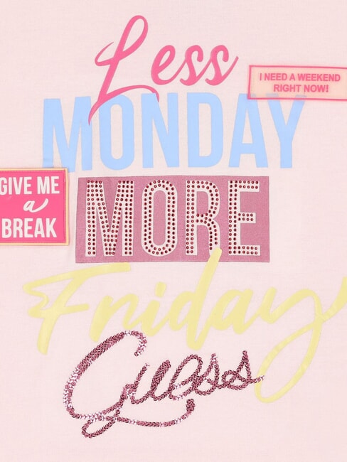 KIDS T-Shirt mit Strasssteinen und Pailletten Ballett rosa - Kinder-T-Shirt