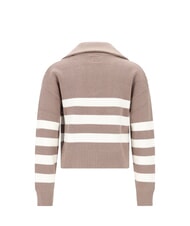 GUESS KIDS Gestreifte Strickjacke mit Rei&szlig;verschluss - Kinderpullover