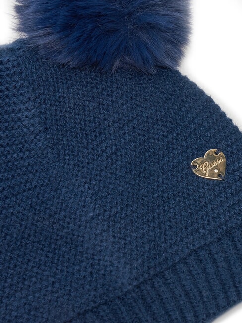 KIDS M&uuml;tze und Schal Set geheimes Blau - Kinderh&uuml;te