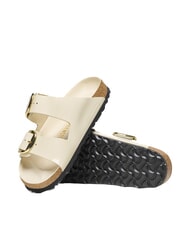 BIRKENSTOCK ARIZONA BIG BUCKLE  Sandalen aus Leder ecru gl&auml;nzen - Damenschuhe - 4