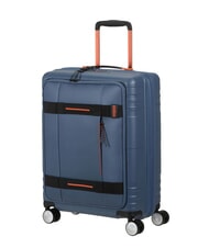 AMERICAN TOURISTER HELLO CABIN Erweiterbarer Handgep&auml;ck-Trolley marineblau/orange - Handgep&auml;ck - 3