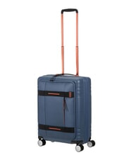AMERICAN TOURISTER HELLO CABIN Erweiterbarer Handgep&auml;ck-Trolley marineblau/orange - Handgep&auml;ck - 8