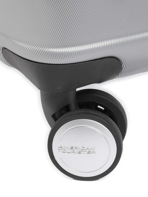 FLASHLINE Mittelgro&szlig;er erweiterbarer Trolley Himmelssilber - Harte Trolleys