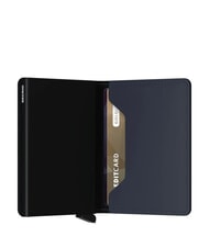 SECRID MATTE Schlanke Lederbrieftasche nachtblau - Brieftaschen Herren - 3