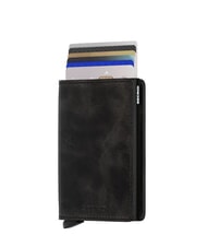 SECRID VINTAGE  Schlanke Lederbrieftasche Schwarz - Brieftaschen Herren - 3