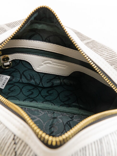 PLANETARIUM Umh&auml;ngetasche mit Tasche Mond/Wei&szlig; - Damentaschen