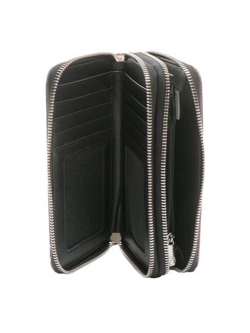 PLANETARIUM Gro&szlig;e Geldb&ouml;rse mit Doppelrei&szlig;verschluss nacht/schwarz - Brieftaschen Damen