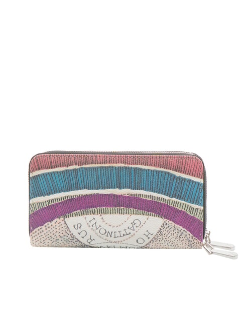 PLANETARIUM Gro&szlig;e Geldb&ouml;rse mit Doppelrei&szlig;verschluss nacht/schwarz - Brieftaschen Damen