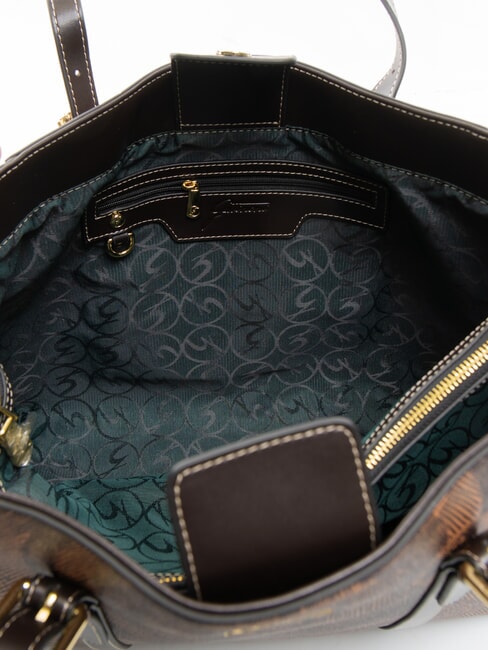 PLANETARIUM Schulter-Einkaufstasche braun - Damentaschen