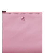 RALPH LAUREN LANDYN Flache Umh&auml;ngetasche aus Nylon lila Rosen - Damentaschen - 4