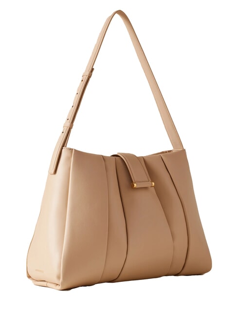 L ECLAIR  Umh&auml;ngetasche, Leder Sand - Damentaschen