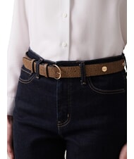 BORBONESE GRAFFITI G&uuml;rtel mit Nieten - G&uuml;rtel