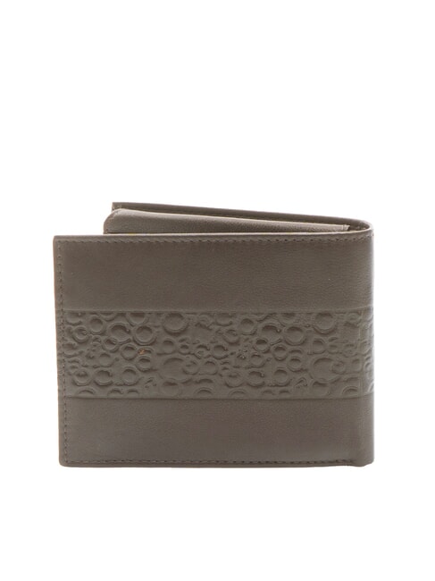 VERTIGO Geldb&ouml;rse aus Leder mit Klappe f&uuml;r Kreditkarten und M&uuml;nzen dunkelbraun - Brieftaschen Herren