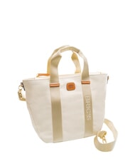 BRIC&rsquo;S SORRENTO LUDOVICA Canvas Handtasche Einkaufstasche CREME - Damentaschen - 2