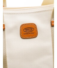 BRIC&rsquo;S SORRENTO LUDOVICA Canvas Handtasche Einkaufstasche CREME - Damentaschen - 4