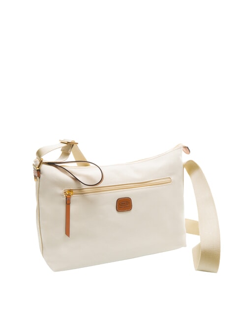 SORRENTO MARTA Gro&szlig;e Umh&auml;ngetasche aus Canvas CREME - Damentaschen