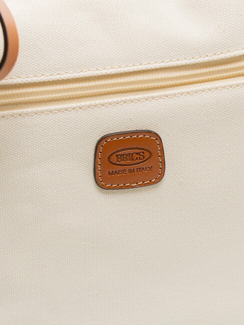 SORRENTO MARTA Gro&szlig;e Umh&auml;ngetasche aus Canvas CREME - Damentaschen