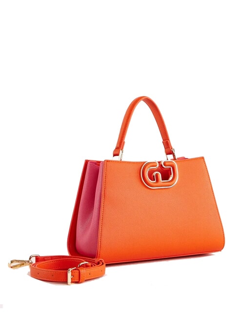 DEMY S Kleine Handtasche in Farbblock-Optik Orange - Damentaschen
