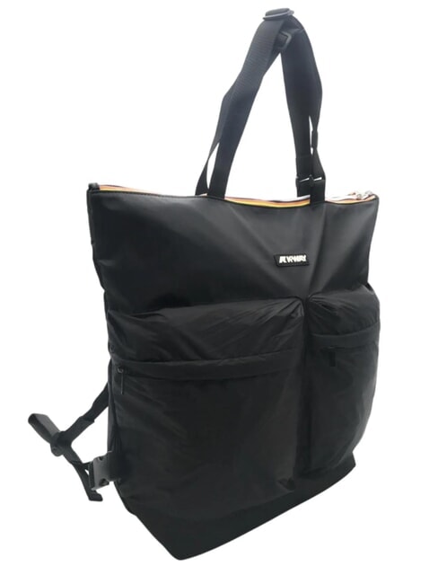 NOAM Nylon-Rucksack / Einkaufstasche auch schwarz - Damentaschen