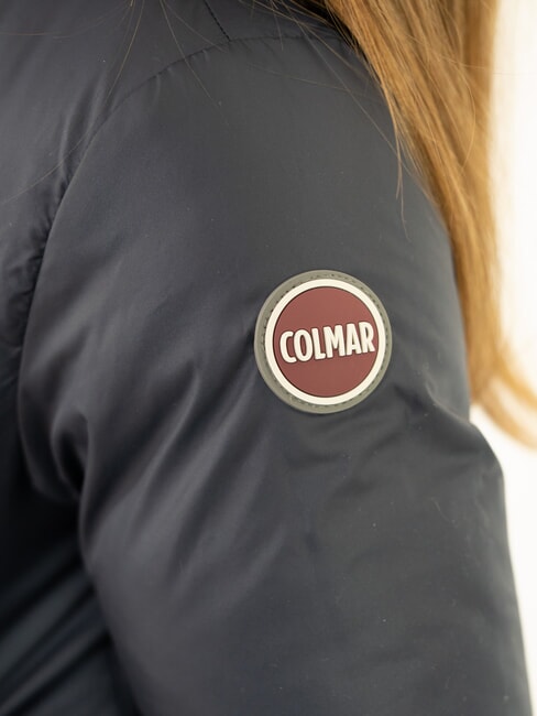 E CONCRETE Wendbare Daunenjacke mit Kapuze Held Marineblau - Kinder Jacken