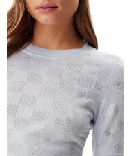 GUESS ROSIE 4G RN T-Shirt himmelhoch - T-Shirts und Tops f&uuml;r Damen - 3