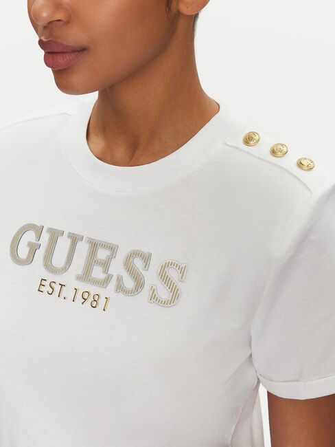 CN SS CROPPED Baumwoll-T-Shirt purwei&szlig; - T-Shirts und Tops f&uuml;r Damen