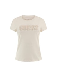 GUESS SS PONY HAIR R5 Baumwoll-T-Shirt cremwhi - T-Shirts und Tops f&uuml;r Damen - 4