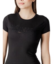 GUESS SS DOT LOGO R3  Kurz&auml;rmeliges T-Shirt jetbla - T-Shirts und Tops f&uuml;r Damen - 3