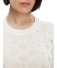 GUESS ROSIE 4G RN T-Shirt cremwhi - T-Shirts und Tops f&uuml;r Damen - 3