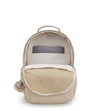 KIPLING SEOUL L 15 "Laptop-Rucksack charakteristisches Beige mit Pr&auml;gung - Rucks&auml;cke f&uuml;r Schule &amp; Freizeit - 6