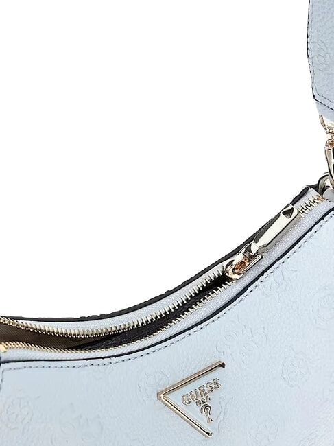 CRESIDIA Schultertasche mit gepr&auml;gtem Logo puderblau - Damentaschen