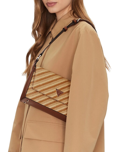 SIMONA  Umh&auml;ngetasche natur / cognac - Damentaschen