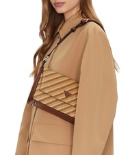 GUESS SIMONA  Umh&auml;ngetasche natur / cognac - Damentaschen - 4