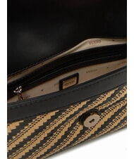 GUESS SIMONA  Umh&auml;ngetasche natur / schwarz - Damentaschen - 3