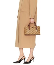 GUESS SIMONA  Handtasche, mit Schultergurt natur / cognac - Damentaschen - 4