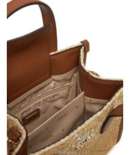 GUESS SILVANA Mini Handtasche, mit Schultergurt Cognac / Oliven - Damentaschen - 4