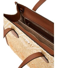 GUESS SILVANA Umh&auml;ngetasche Cognac / Oliven - Damentaschen - 4