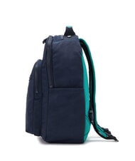 KIPLING SEOUL SMALL Rucksack blau gr&uuml;ner Block - Rucks&auml;cke f&uuml;r Schule &amp; Freizeit - 3