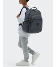 KIPLING SEOUL COLLEGE Rucksack mit 15"-Laptopfach marinemarine - Rucks&auml;cke f&uuml;r Schule &amp; Freizeit - 8