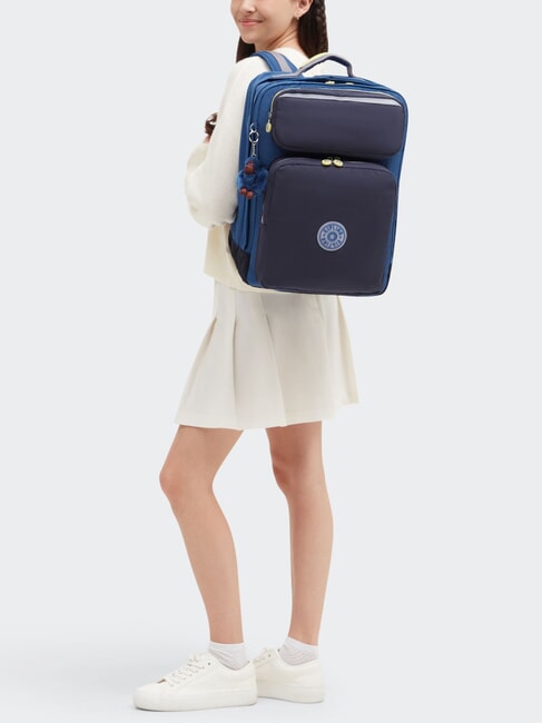 SCOTTY Gro&szlig;er Rucksack f&uuml;r 15" PC fantasie blau block - Rucks&auml;cke f&uuml;r Schule &amp; Freizeit