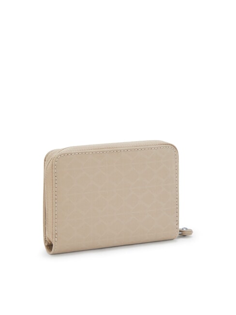 MONEY LOVE Mittlere Geldb&ouml;rse charakteristisches Beige mit Pr&auml;gung - Brieftaschen Damen