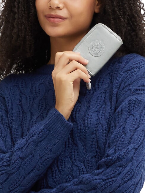 CASH BUDDY M&uuml;nzb&ouml;rse mit Rundum-Rei&szlig;verschluss neu hell metallic - Brieftaschen Damen